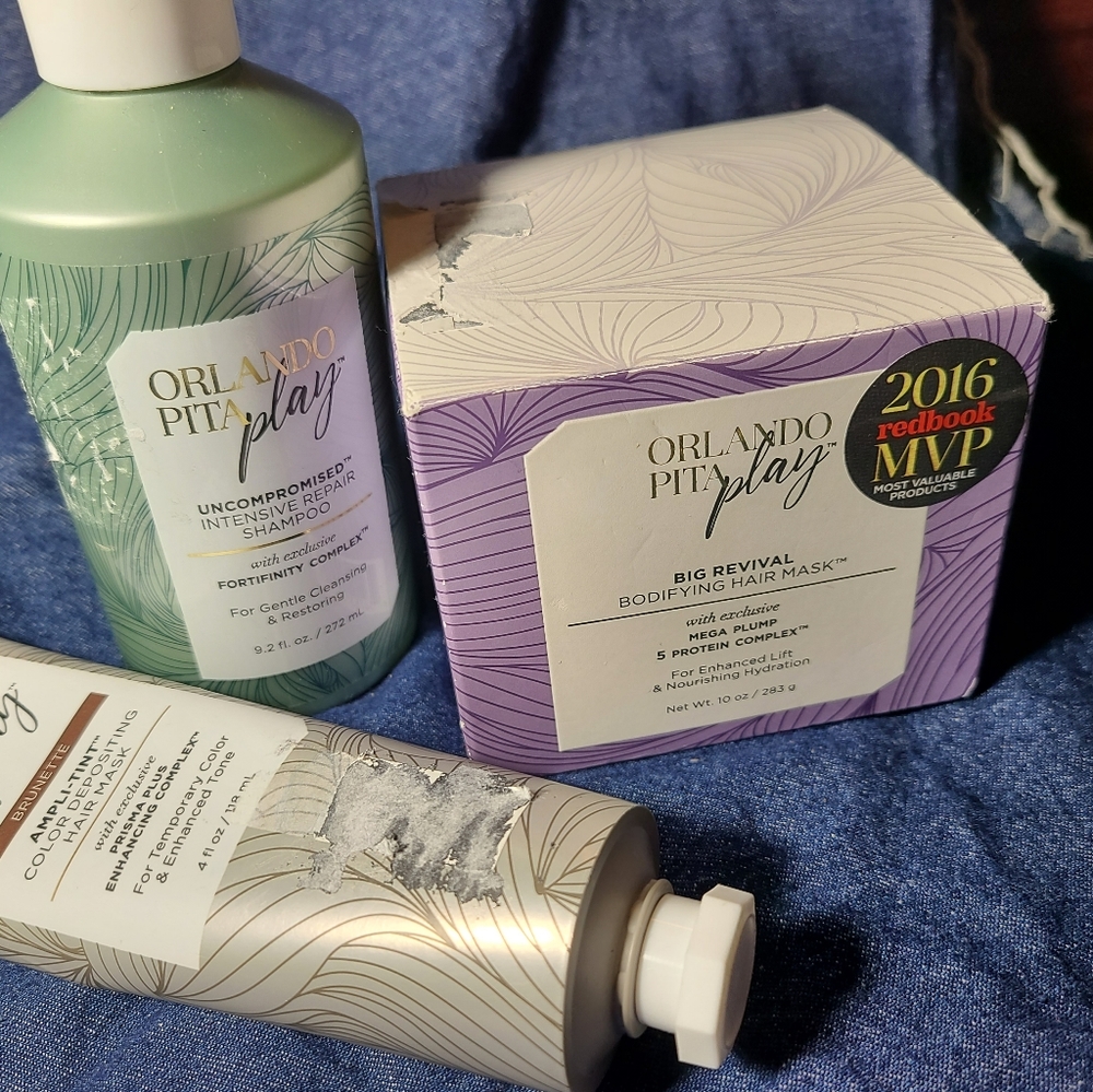 Orlando Pita Play bundle of shampoo & masks